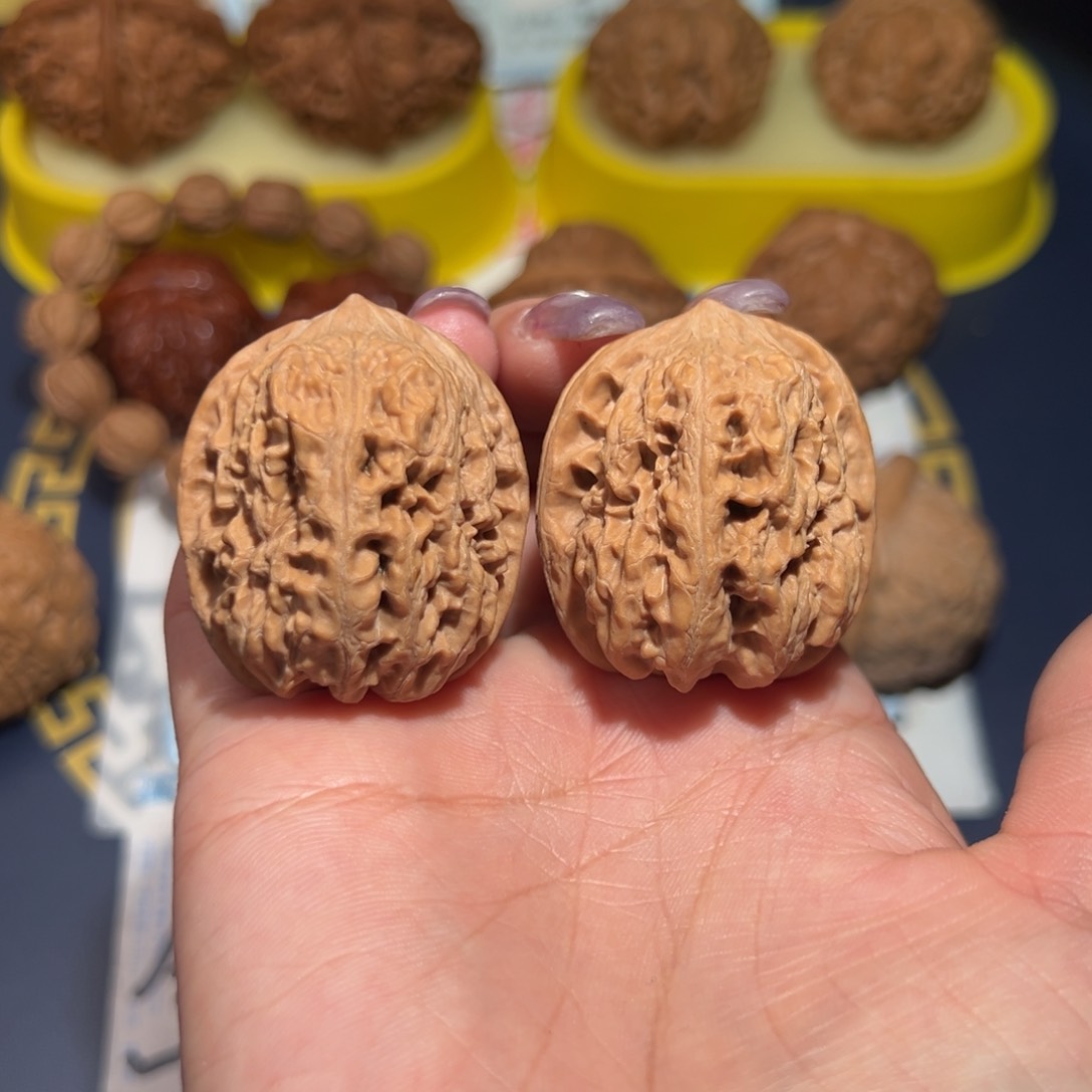 文玩核桃把件将军膀33全品