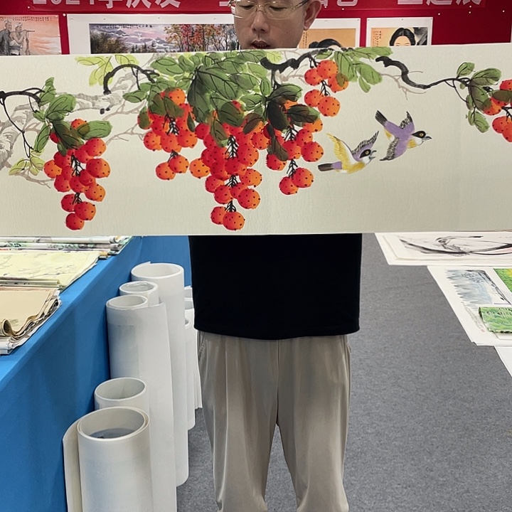 国画今天早上国画作品欣赏
