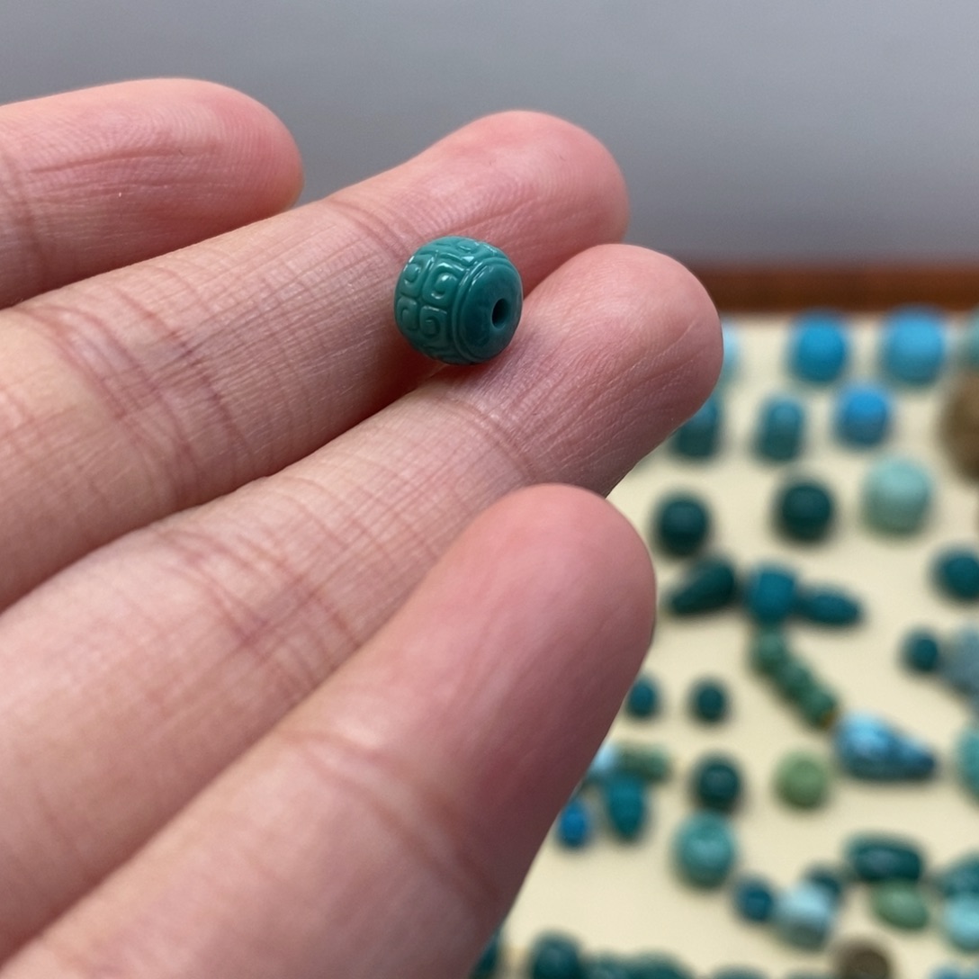 绿松石珠宝半成品未镶嵌