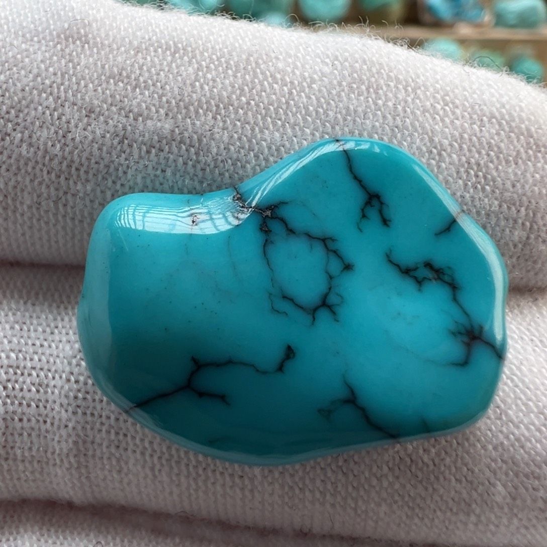 绿松石未镶嵌配饰16.3*23