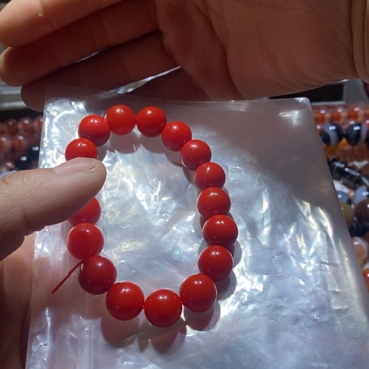 玛瑙/玉髓手串未镶嵌房**辉