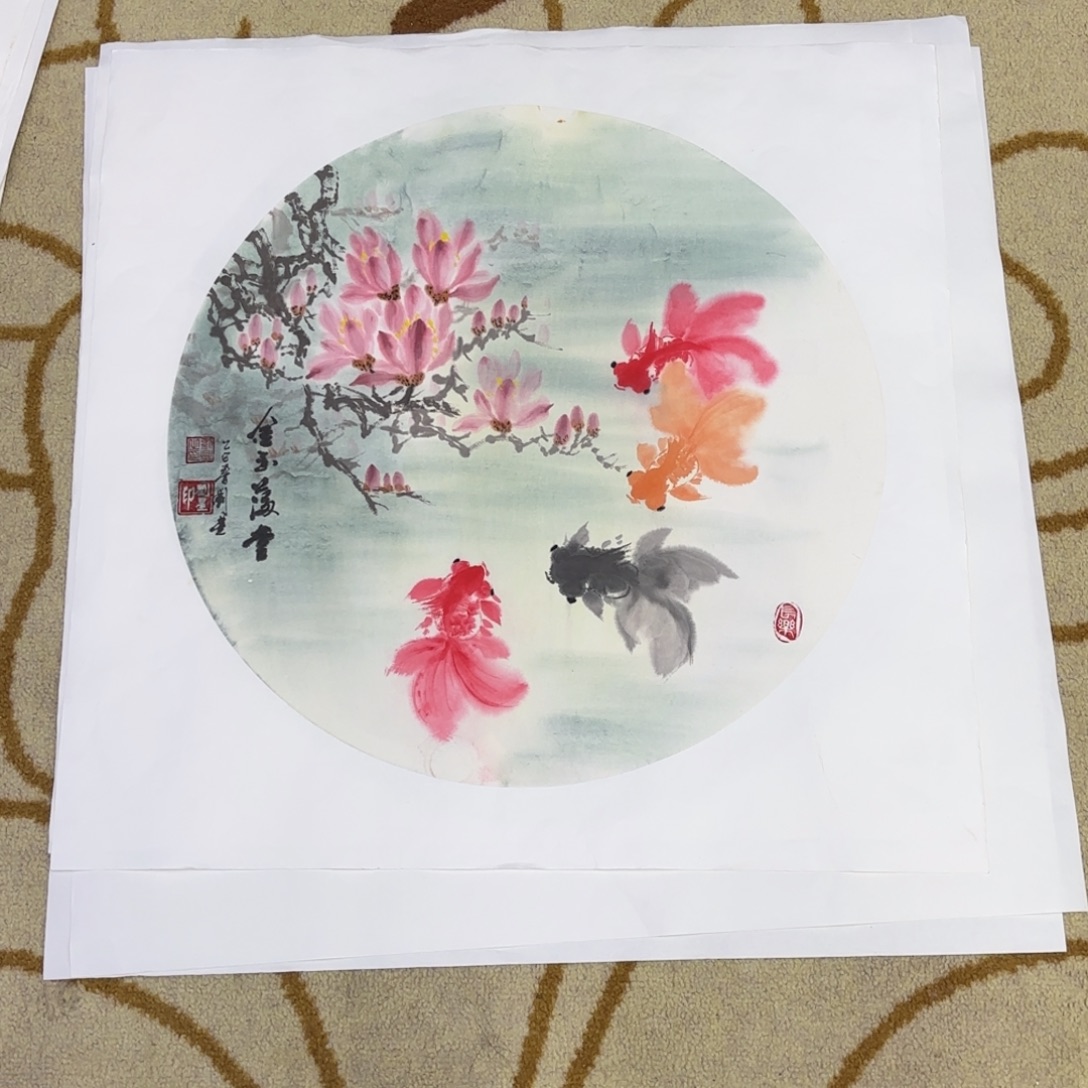 国画国画刘星老师作品刘