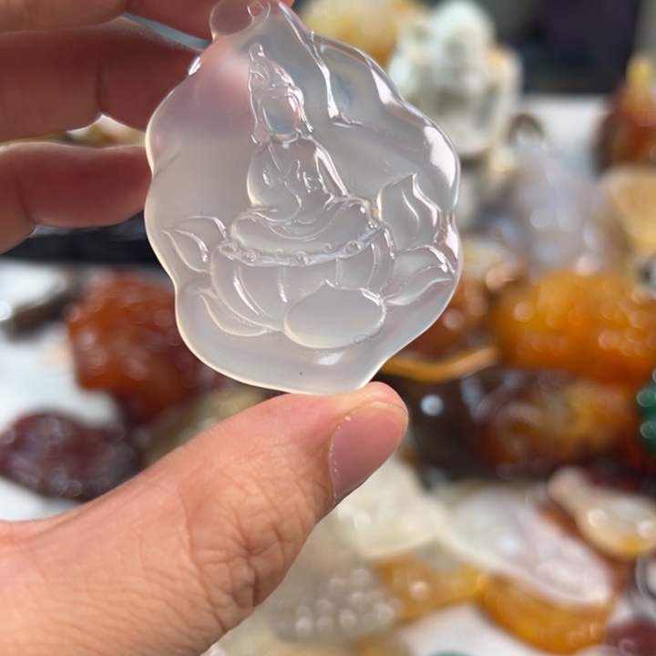 玛瑙/玉髓吊坠(不含链)未镶嵌