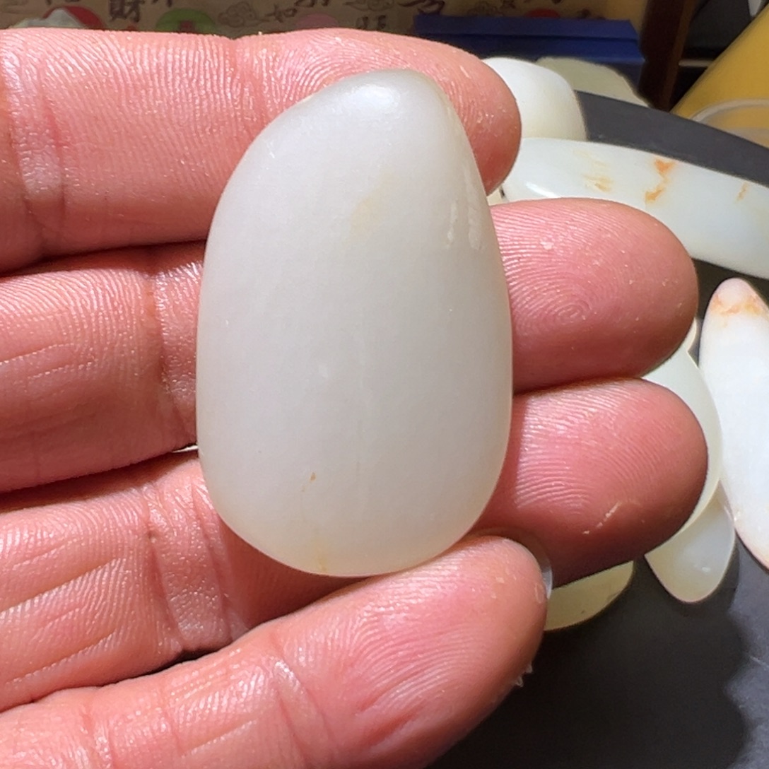 苍***穹和田玉未镶嵌挂件