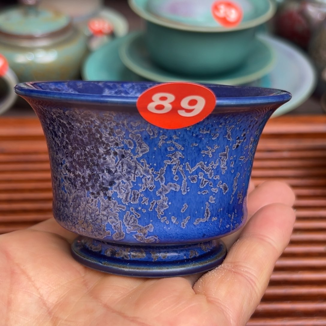 手工制作钧窑茶器