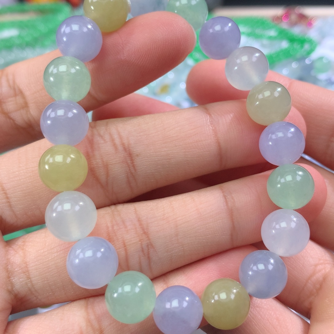 未镶嵌手链翡翠翡翠