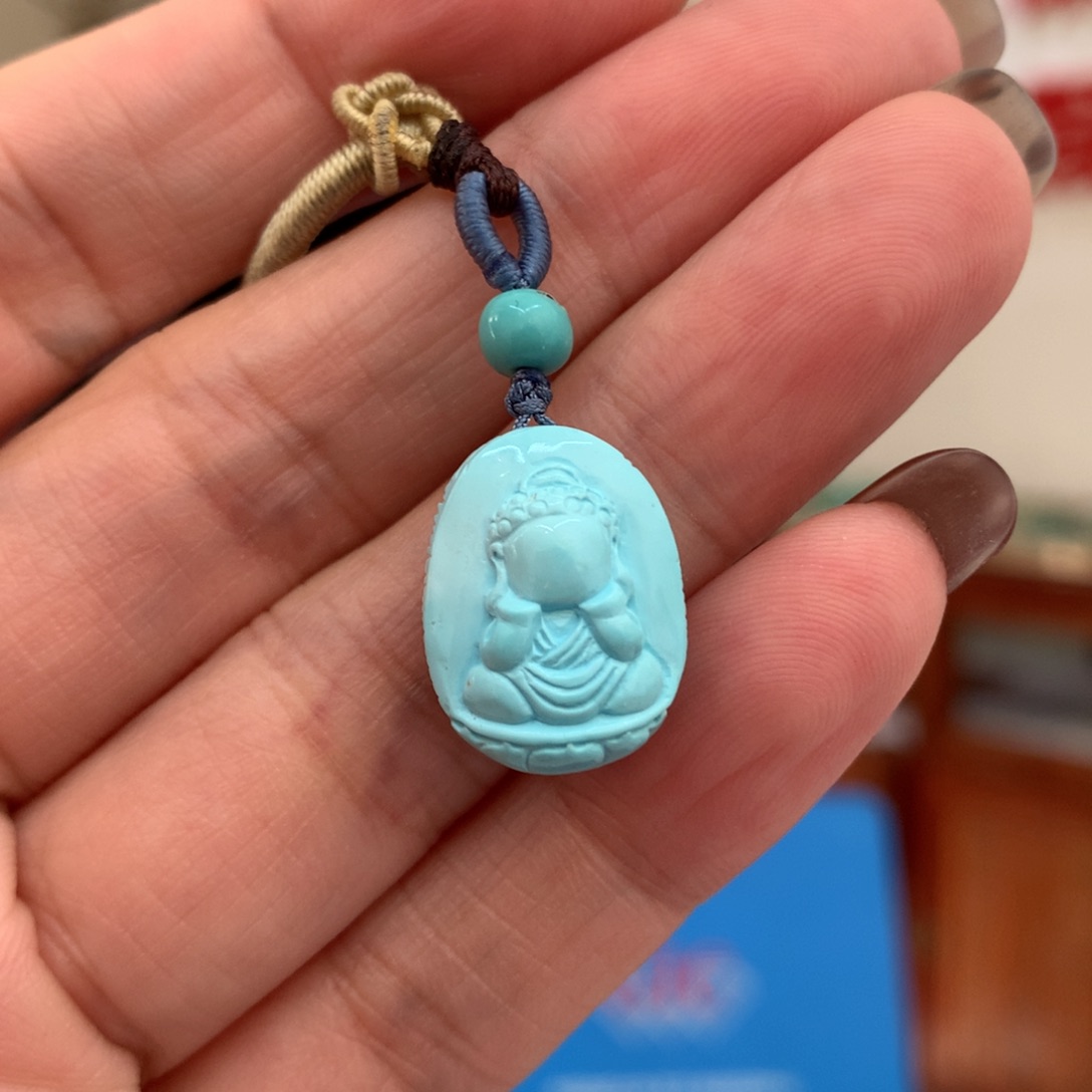 未镶嵌绿松石吊坠