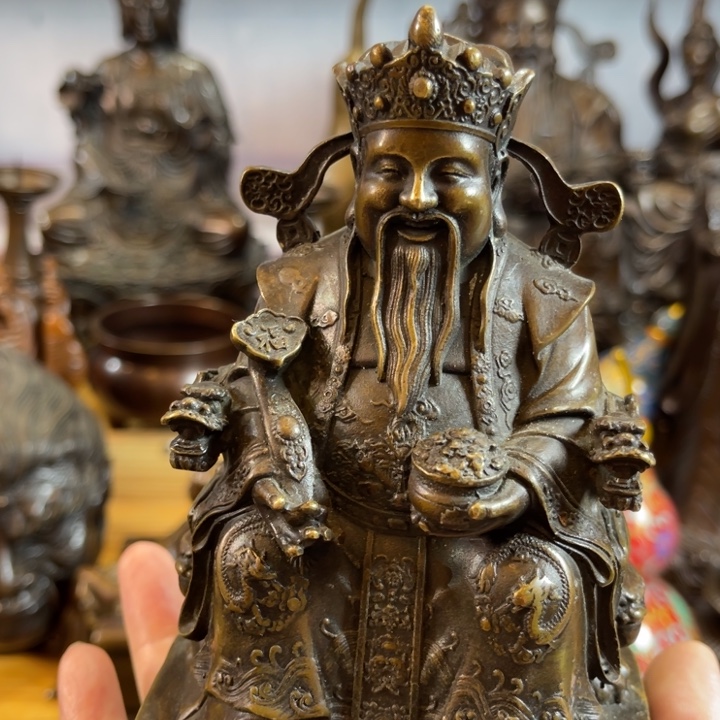 黄铜案台摆件物品摆件