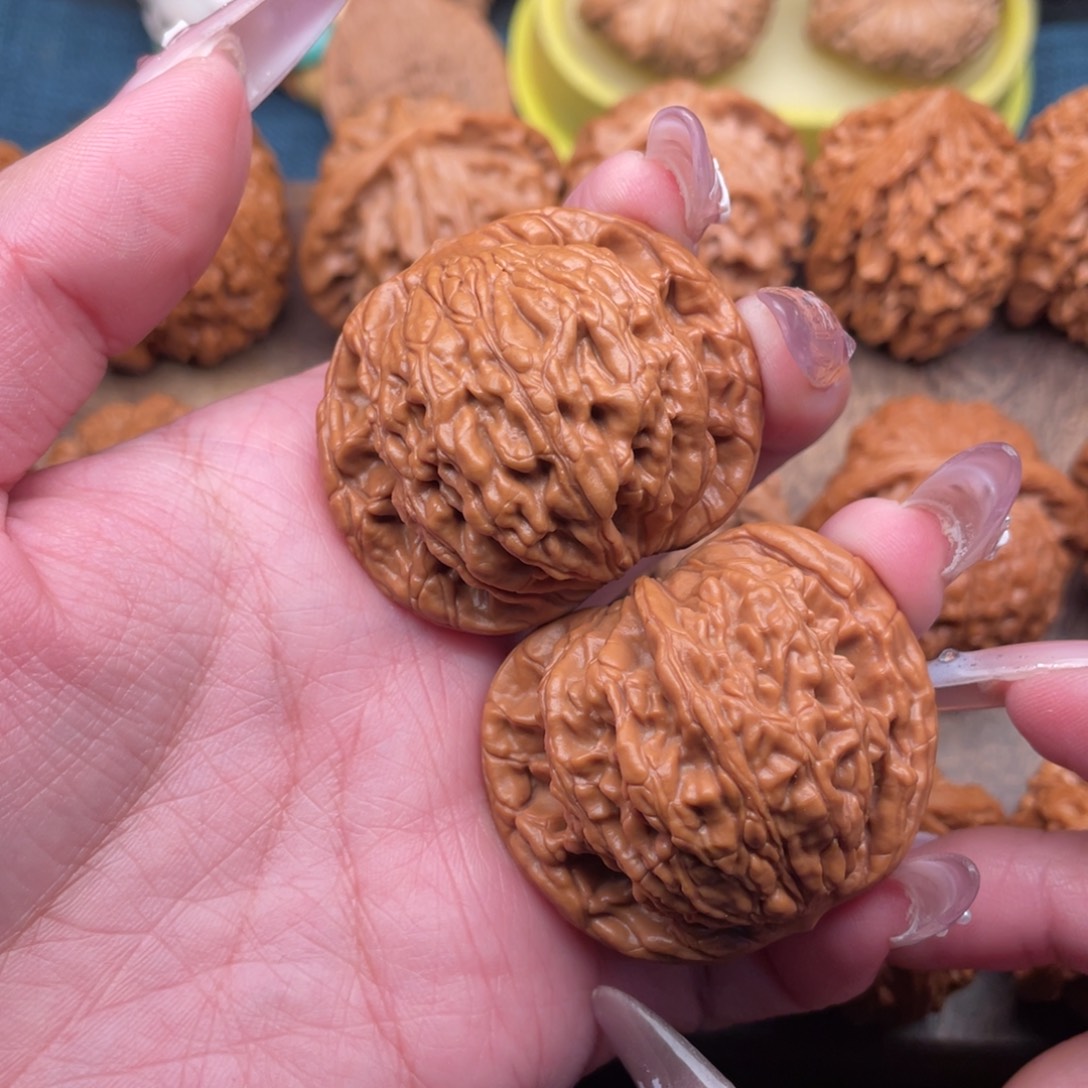 风***舟把件文玩核桃狮虎兽44