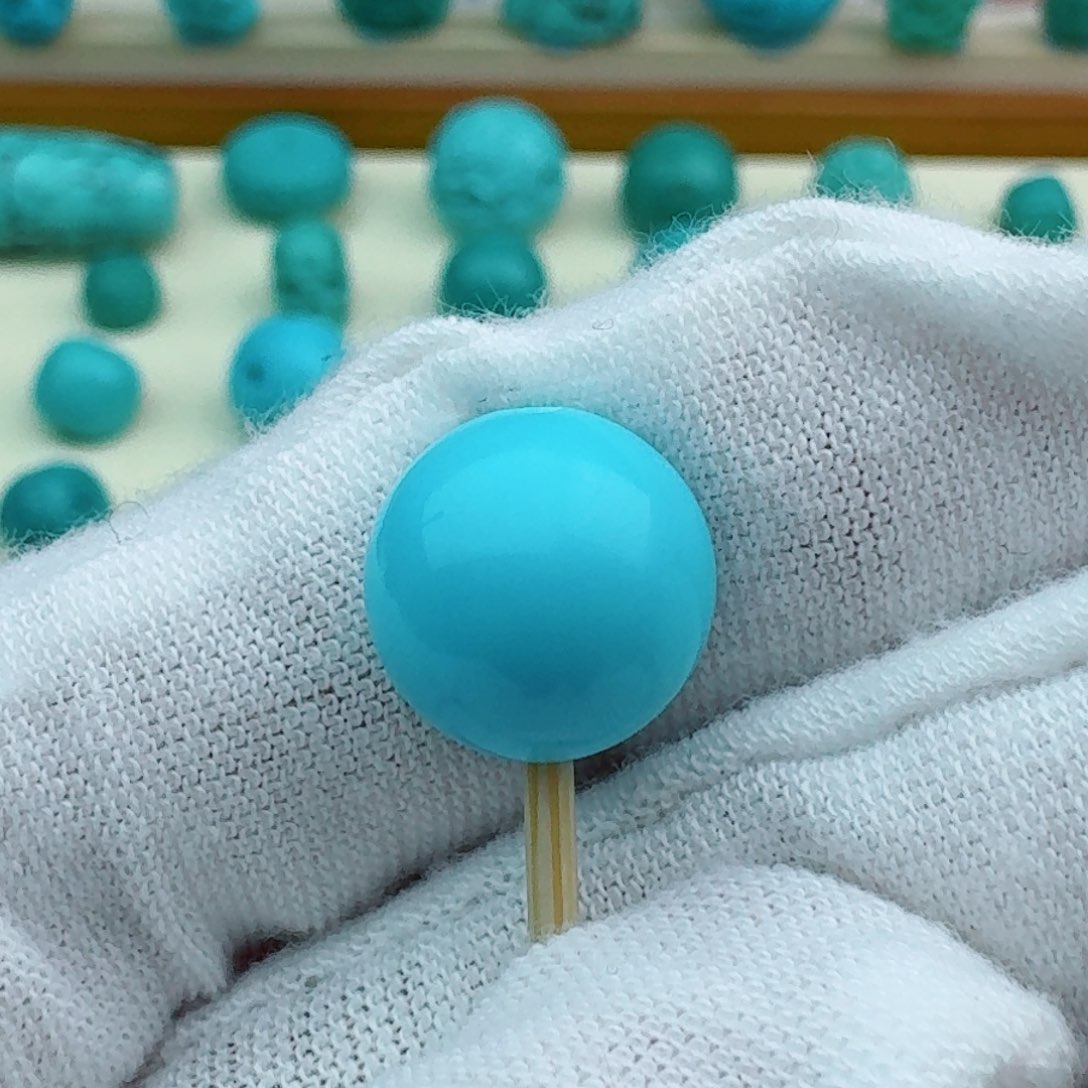 绿松石圆珠11.3未镶嵌