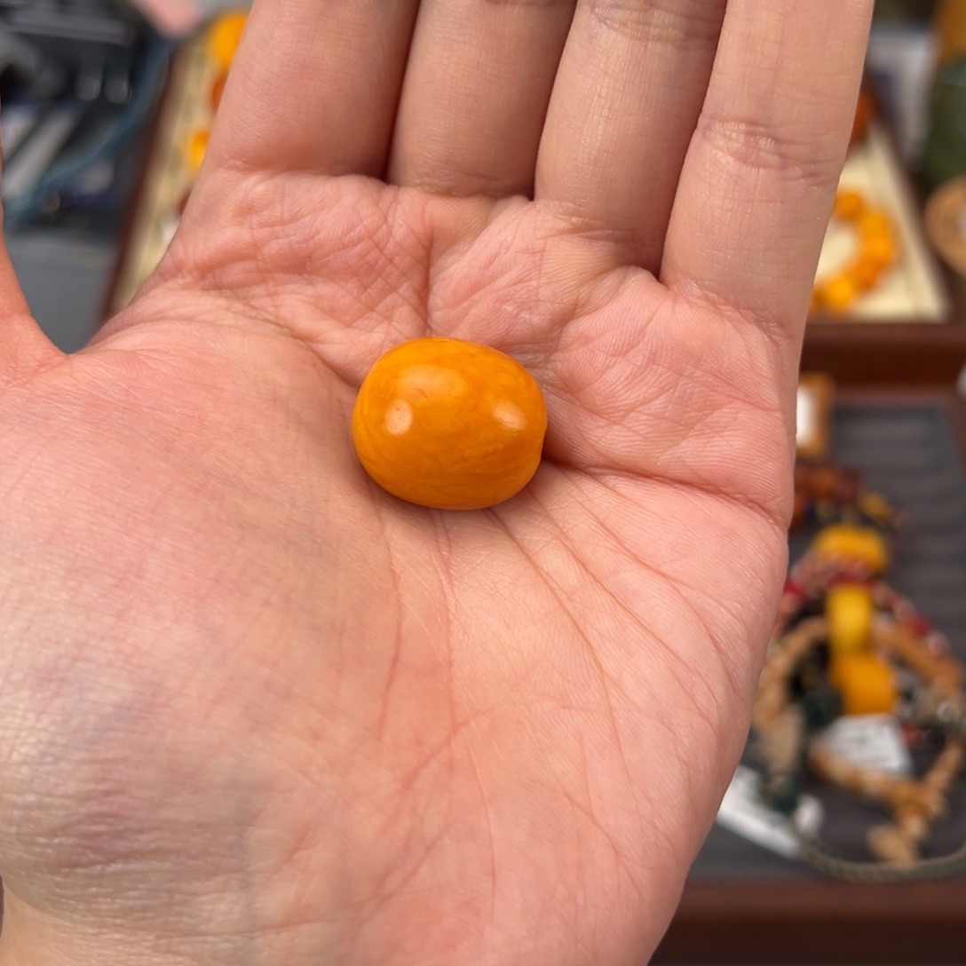 琥珀裸石未镶嵌我***手定制