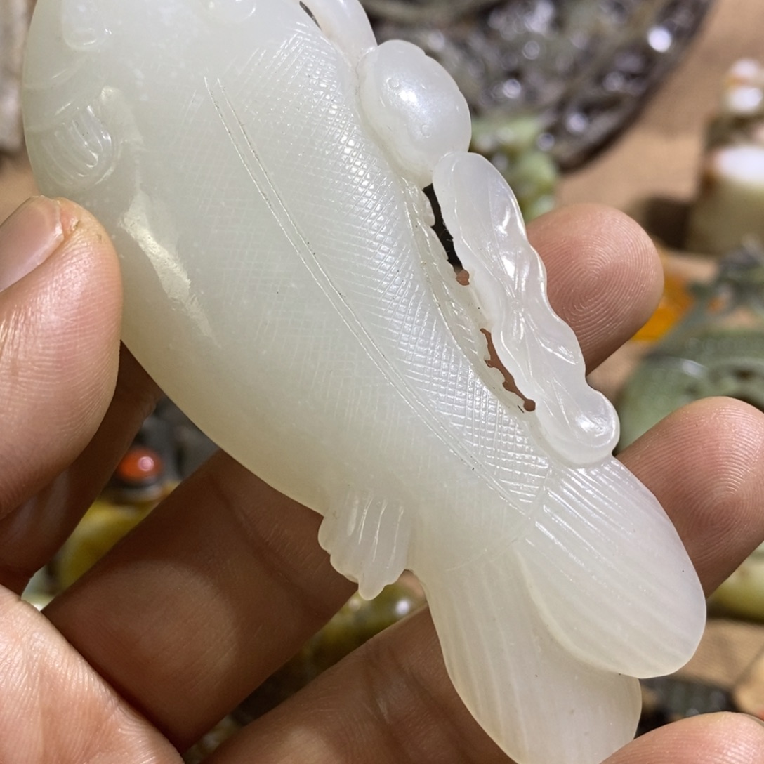 H***C和田玉（糖玉）未镶嵌挂件