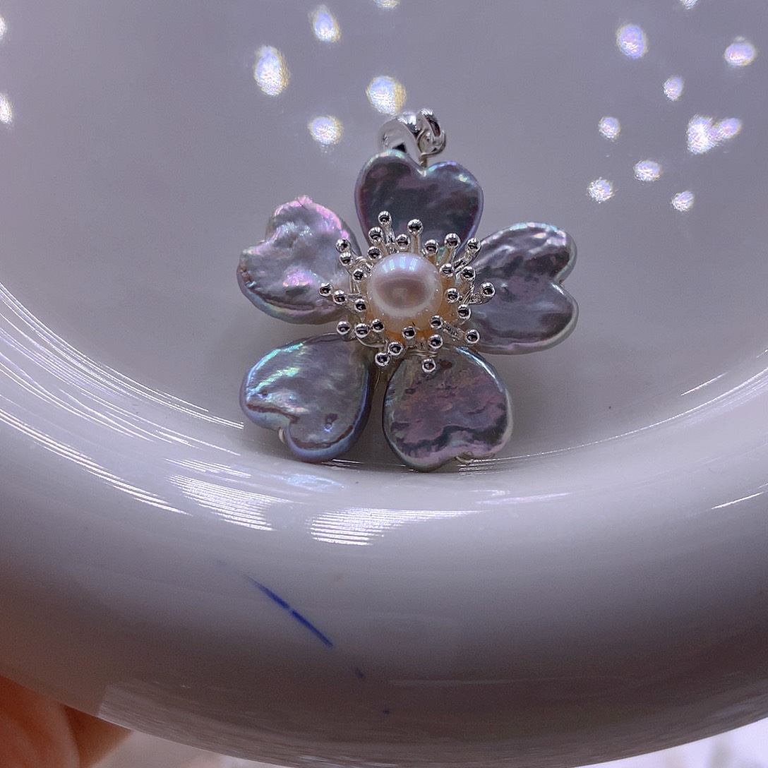 耳饰淡水珍珠未镶嵌吊坠