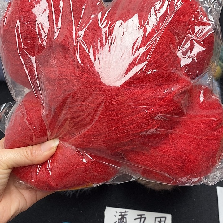 马海毛织衣服帽子