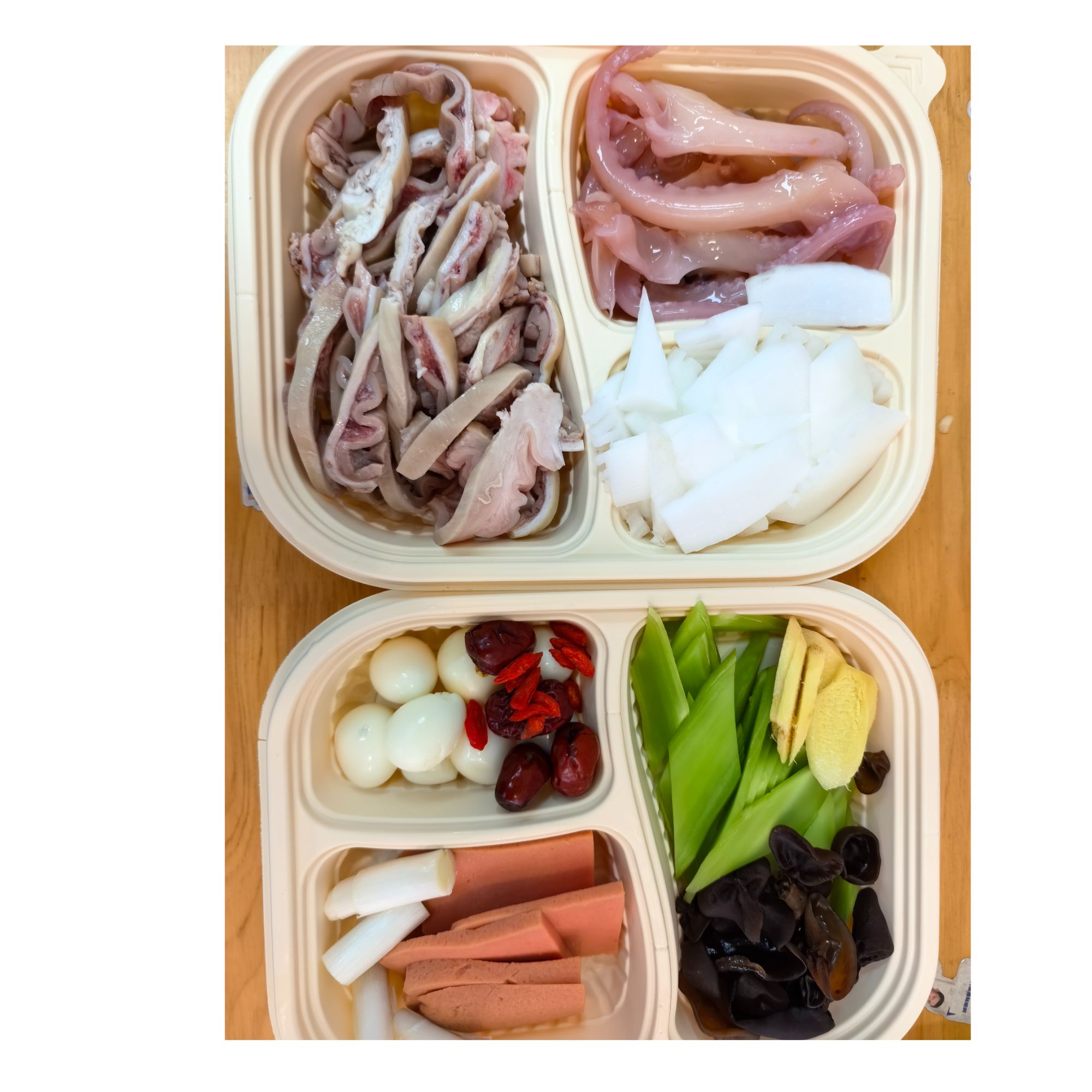 三鲜汤（配菜齐全）