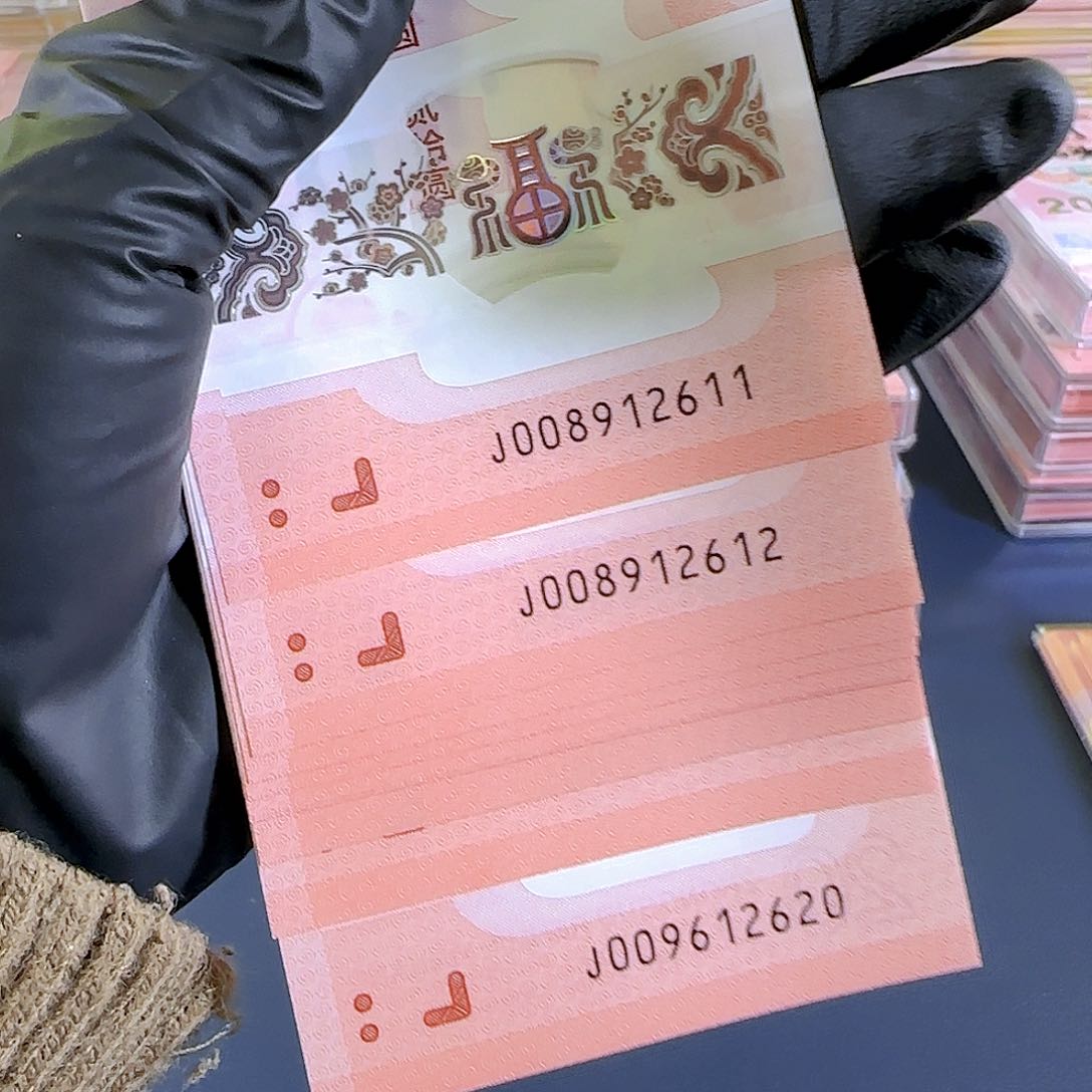 塑料生肖蛇十连号008912611-20