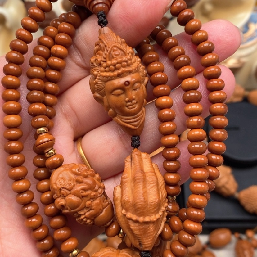 【闪购商品】橄榄核吊坠橄榄手工雕刻工艺