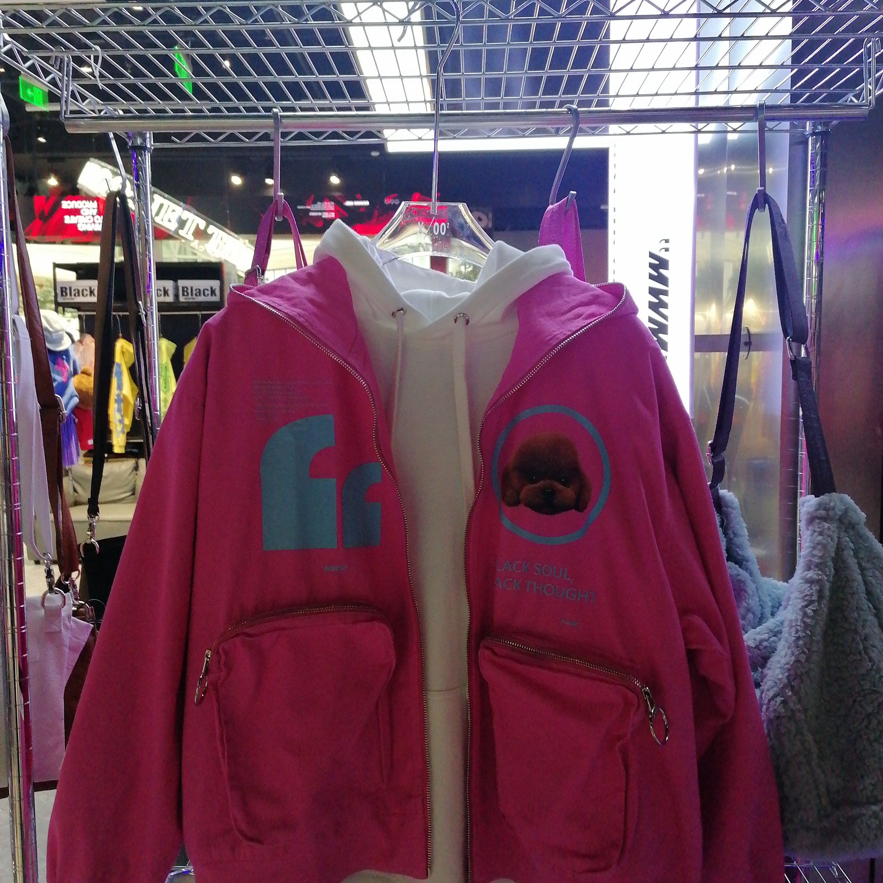 MWM  工装口袋拉链连帽外套