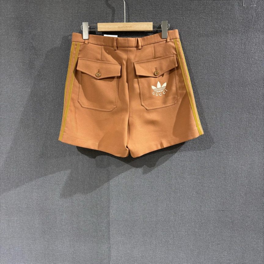 未使用 GUCCI/古驰 （pm）刺绣logo短裤 46码/8311