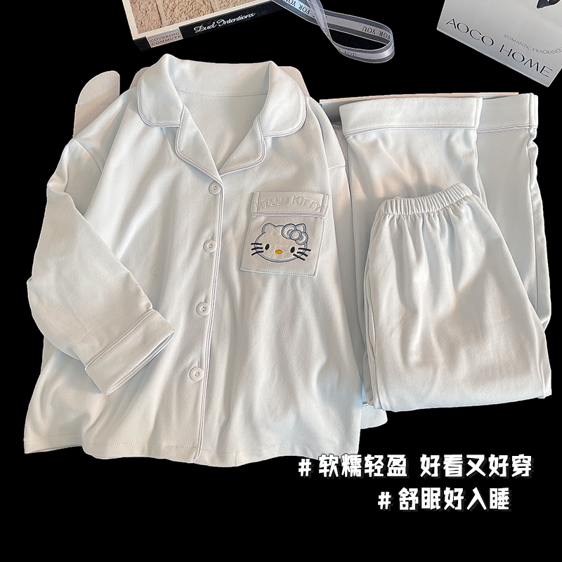 女童睡衣秋冬款德绒加厚珊瑚绒儿童洋气小女孩中大童卡通家居服