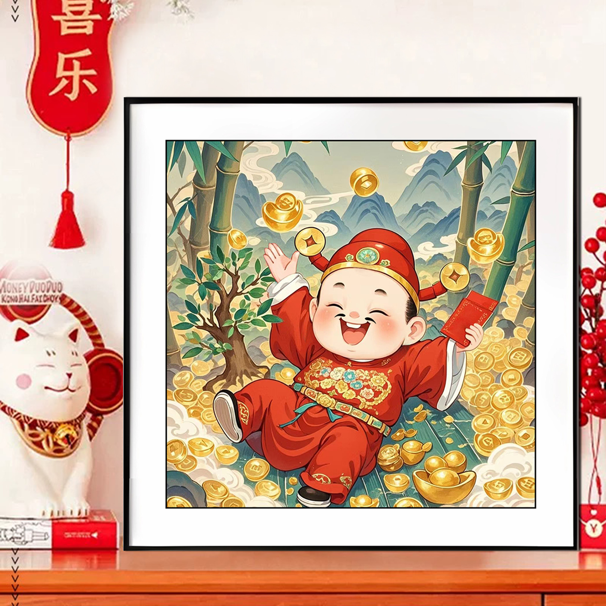 9月30日 【新疆长绒棉双纱棉礼盒款】小格两股绣礼盒款十字绣