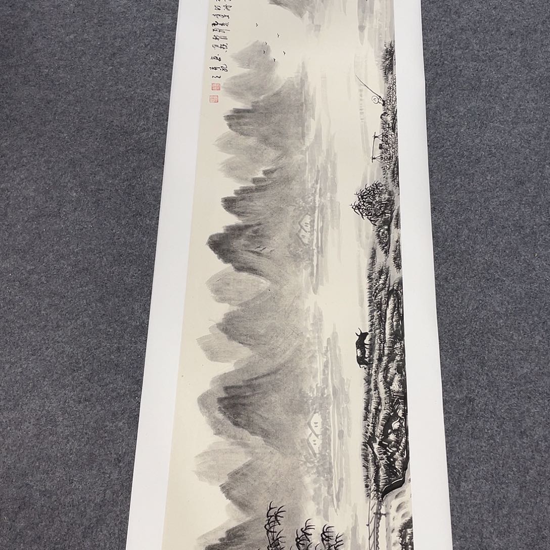 国画今天上午国画作品展示