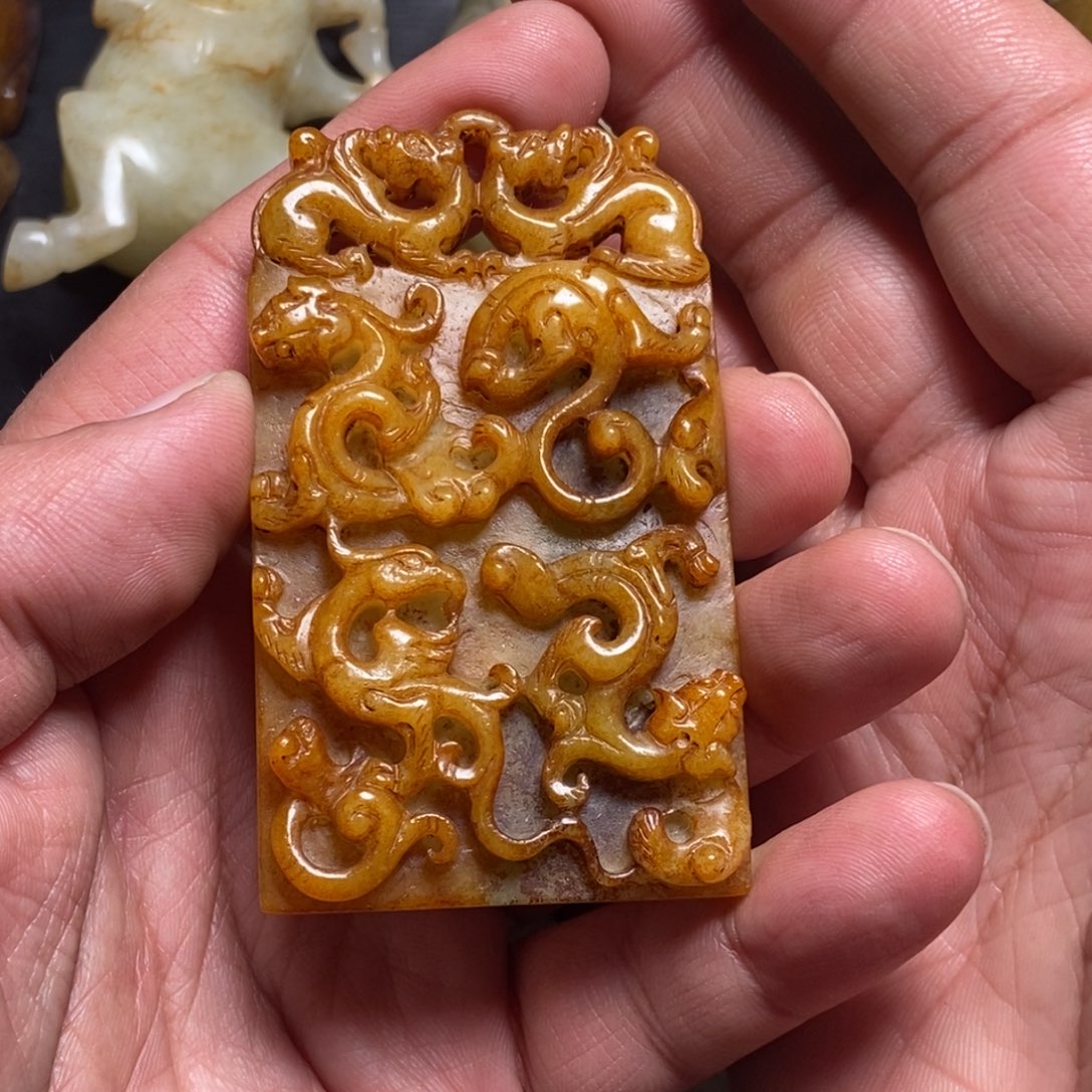 和田玉挂件未镶嵌