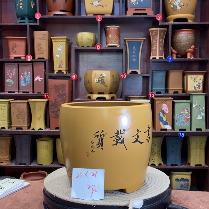 紫砂花盆紫砂花盆