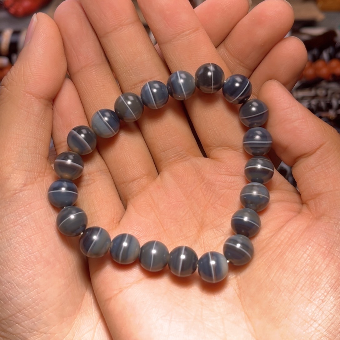 玛瑙/玉髓单珠未镶嵌