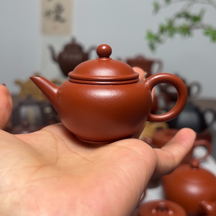 紫砂茶壶戈*45cc全手工水平