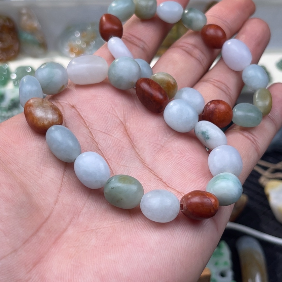 文***下翡翠未镶嵌手串88