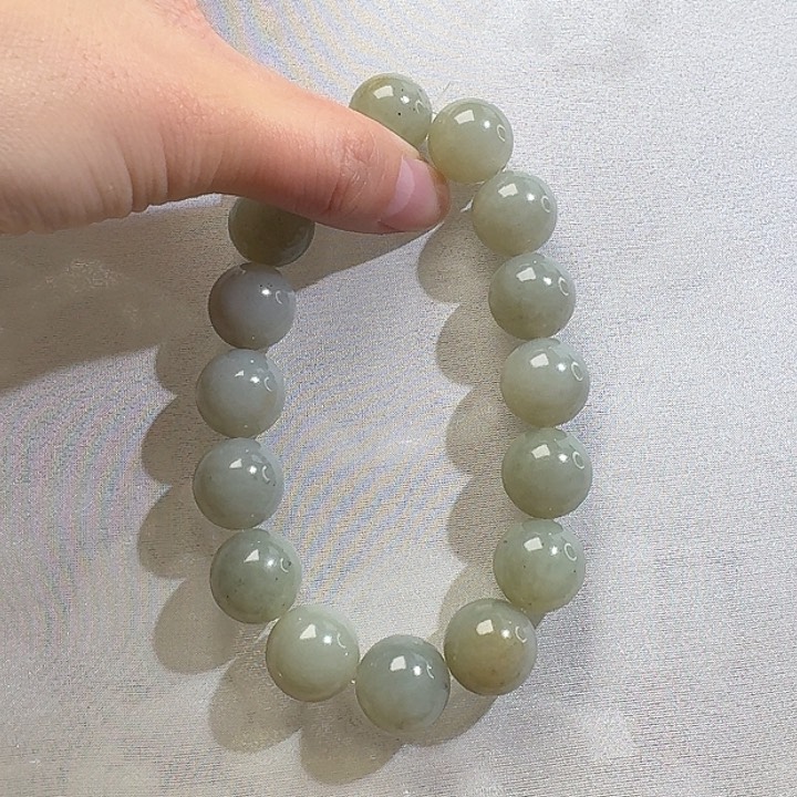 和田玉颈饰未镶嵌且末近矿14