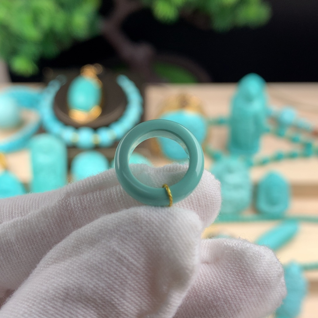 绿松石跑环内径卡10未镶嵌