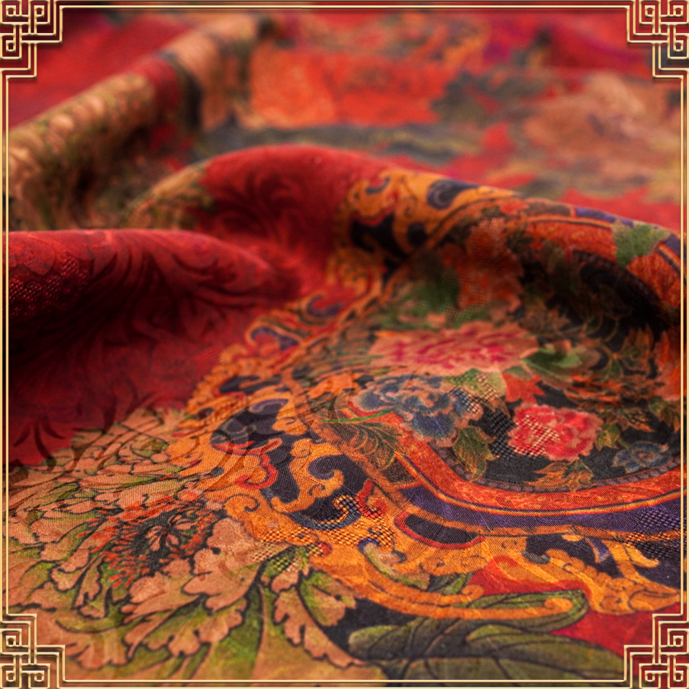 YZ一号【宋锦】 2025年新款 香云纱面料 1