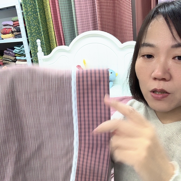 棉棉蓝山粉韩版四件套