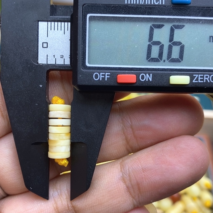 琥珀裸石未镶嵌6号6.6左右隔片微瑕