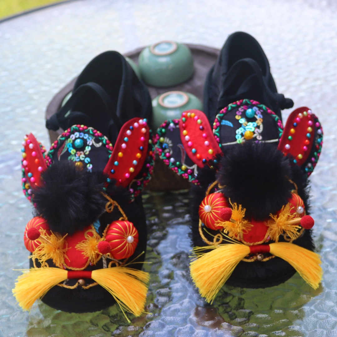 金蝉千层底布鞋个性复古柔软舒适女士单鞋中国风