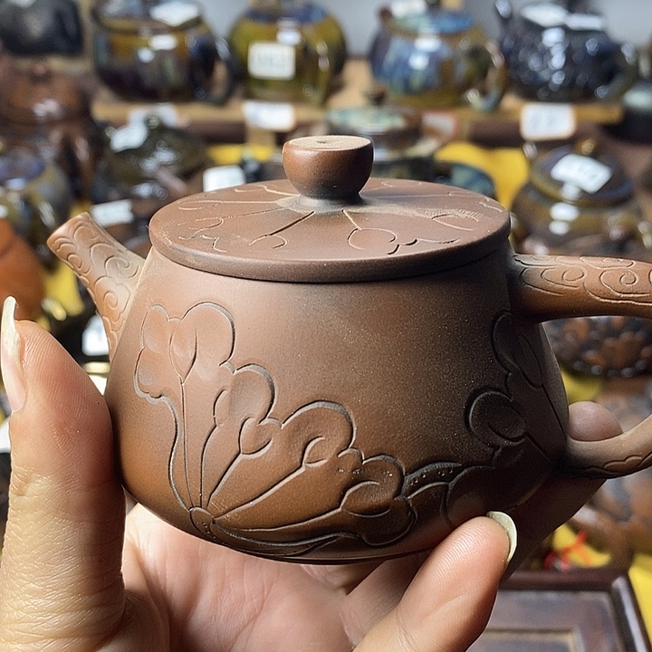 建水紫陶微瑕不退换150毫升左右