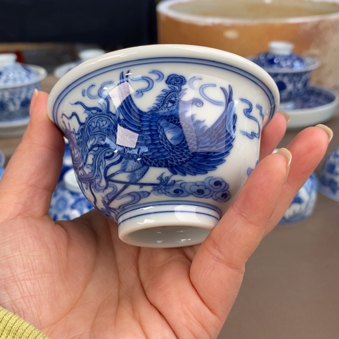 杯景德镇陶瓷手工手绘