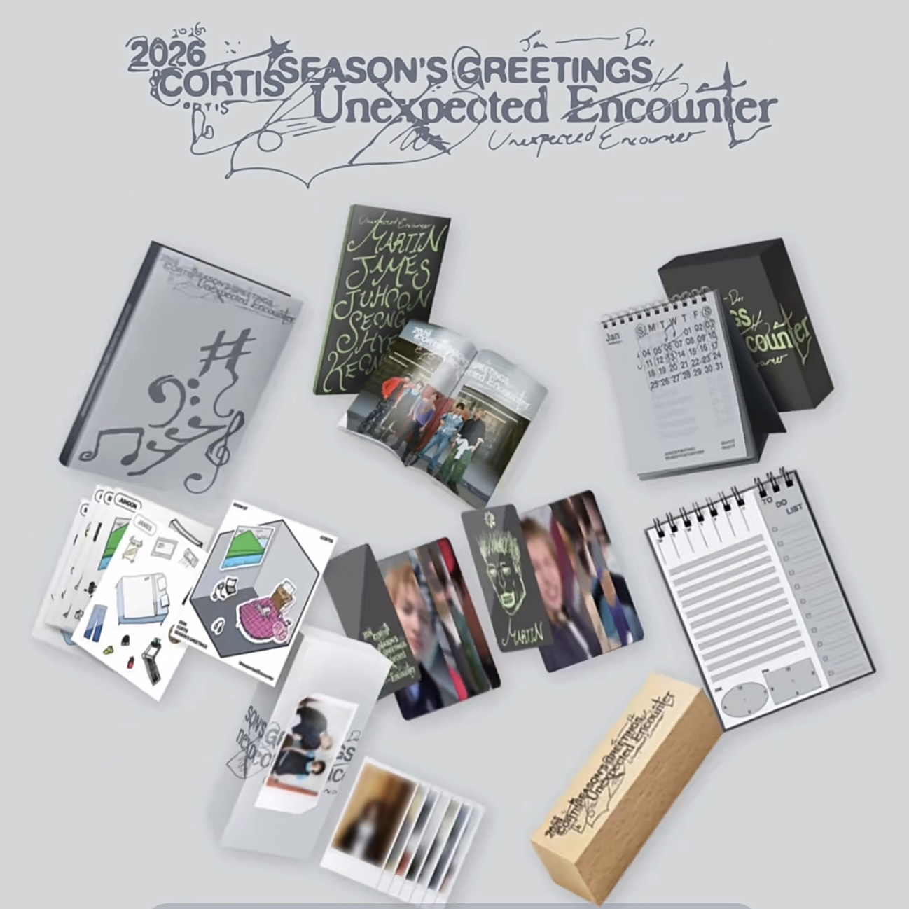 CORTIS 2026cortis台历未拆 已拆固配 小卡 特典