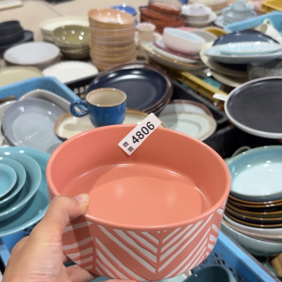 陶瓷4806微瑕陶瓷碗1个装