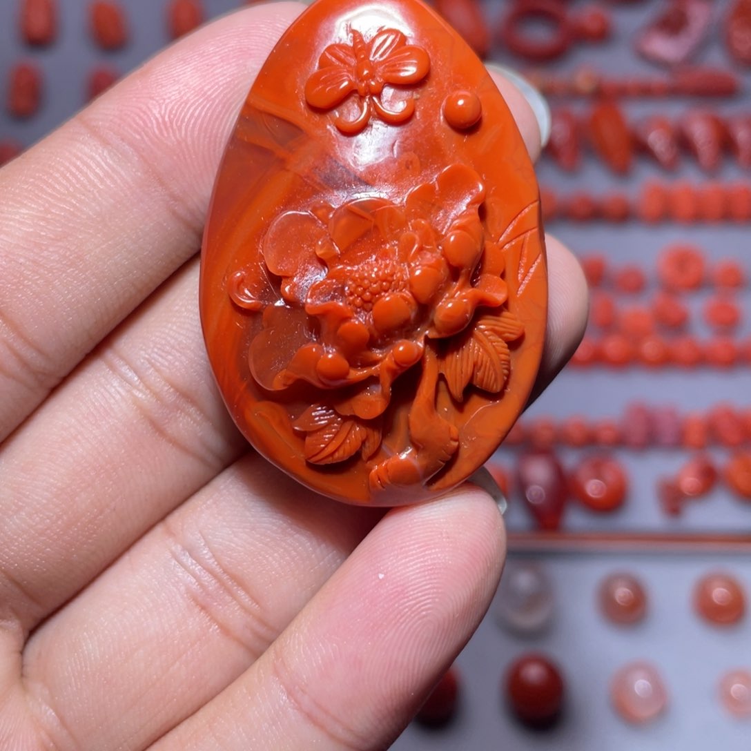 南红玛瑙未镶嵌配饰