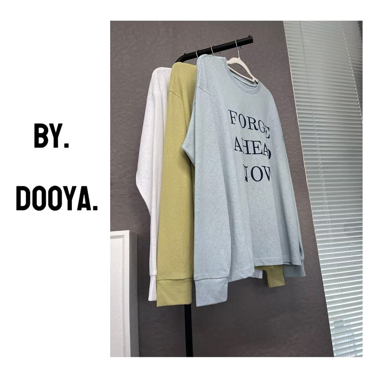 DOOYA 081303 字母印花T恤