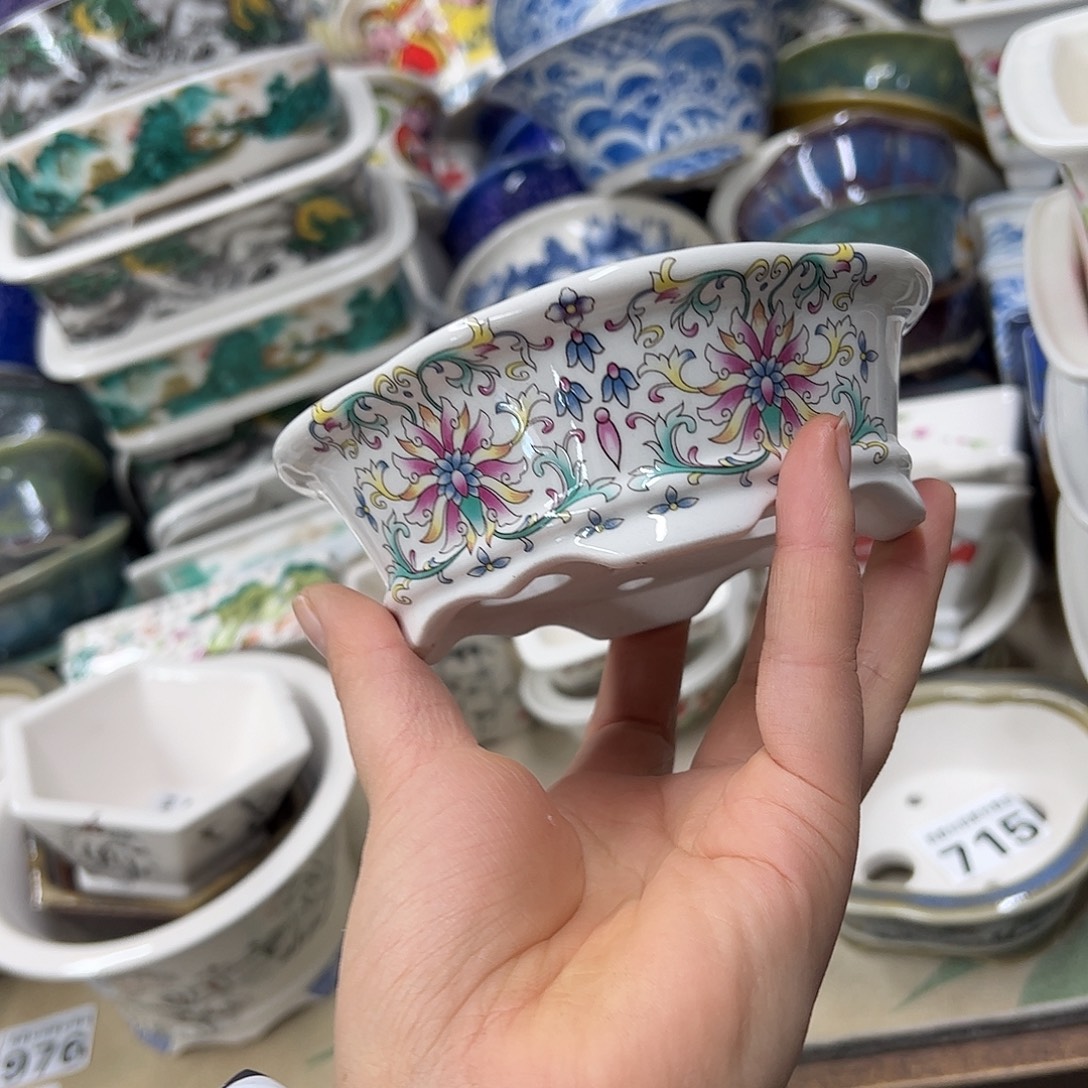 紫砂花盆211号瑕疵13/12/4cm