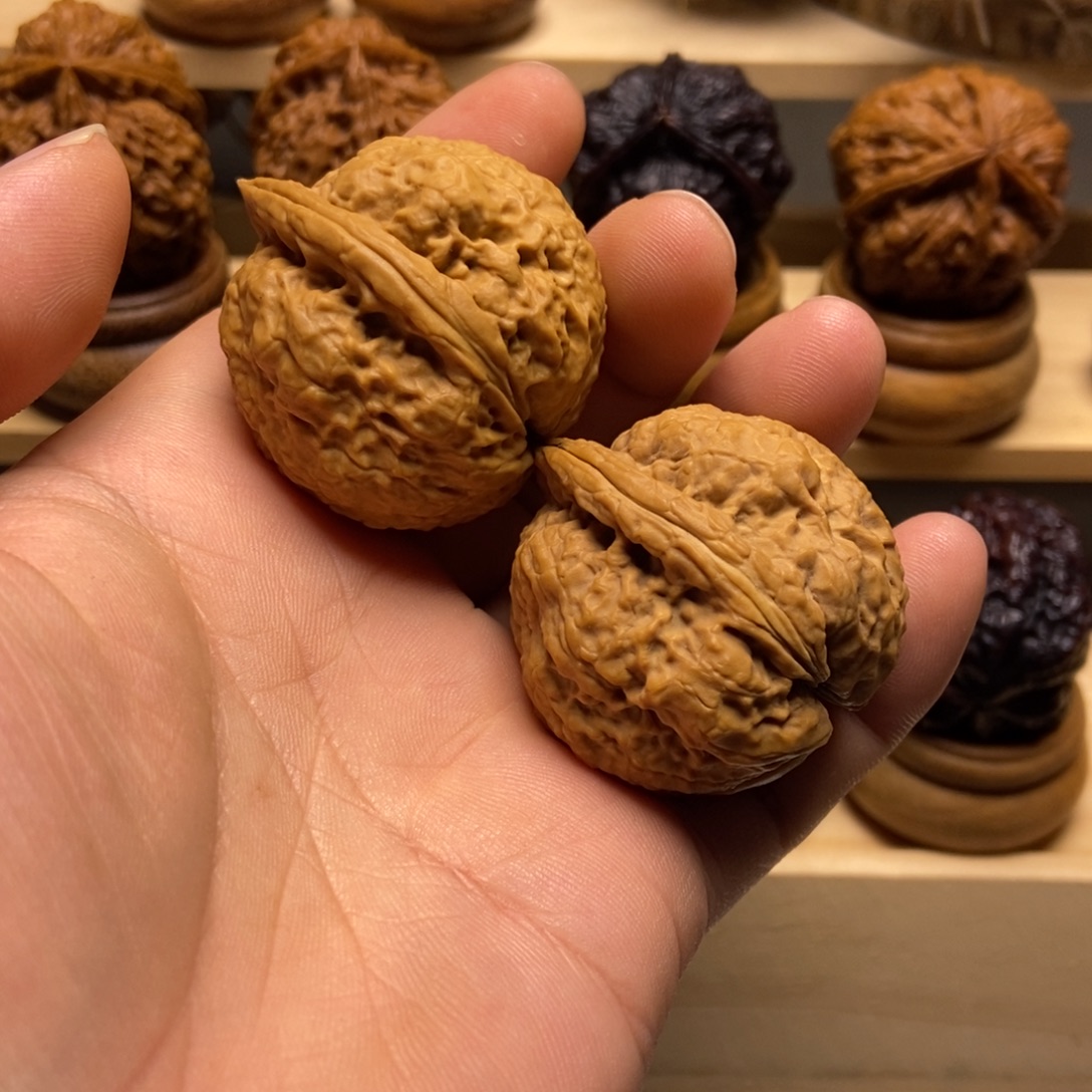 吊坠文玩核桃霸王枪40mm