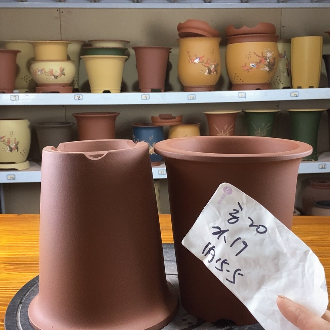 紫砂花盆紫砂兰花盆20