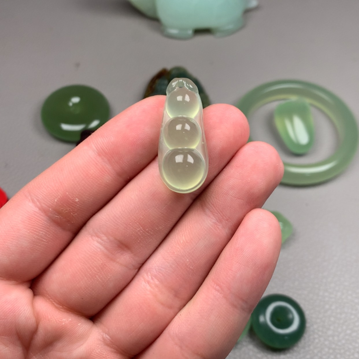 【闪购商品】蛇纹石玉未镶嵌岫玉