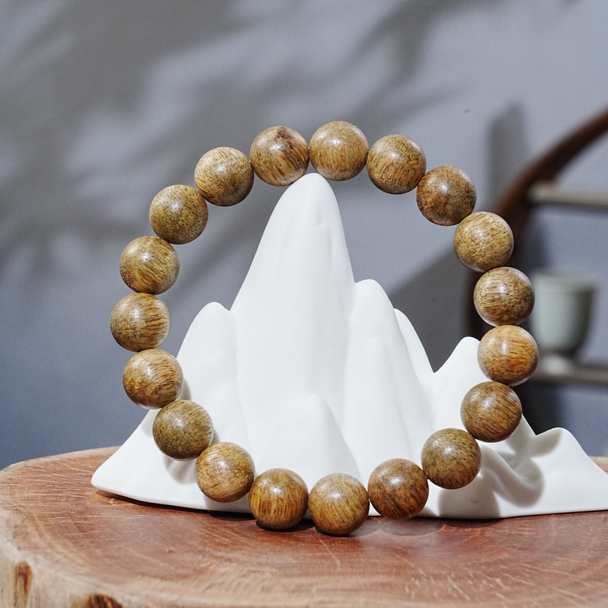 "泰国登流眉虫漏瘤疤老料沉香手串 1.16cm 8.6g 250729026 C" 