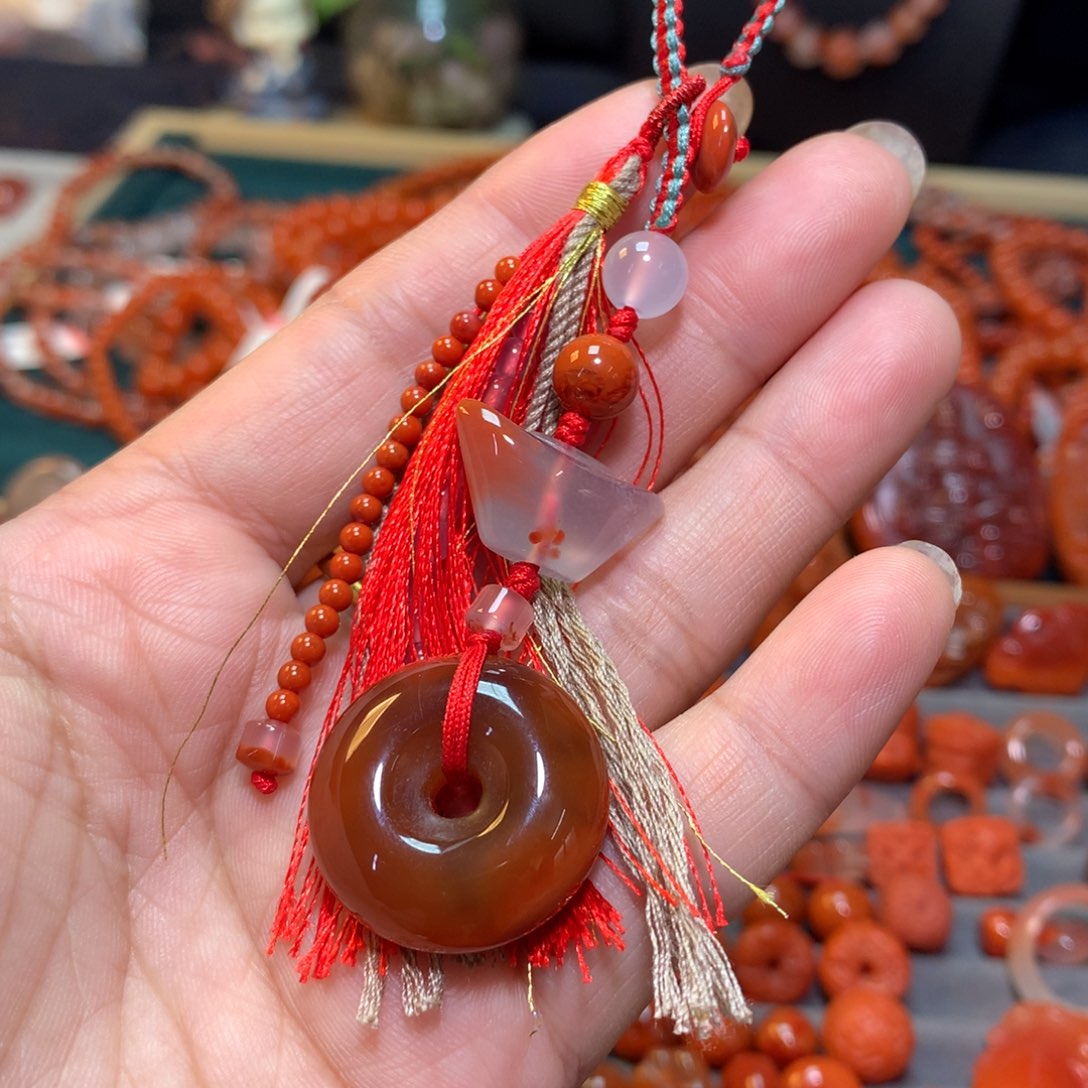 【闪购商品】南红玛瑙挂件未镶嵌