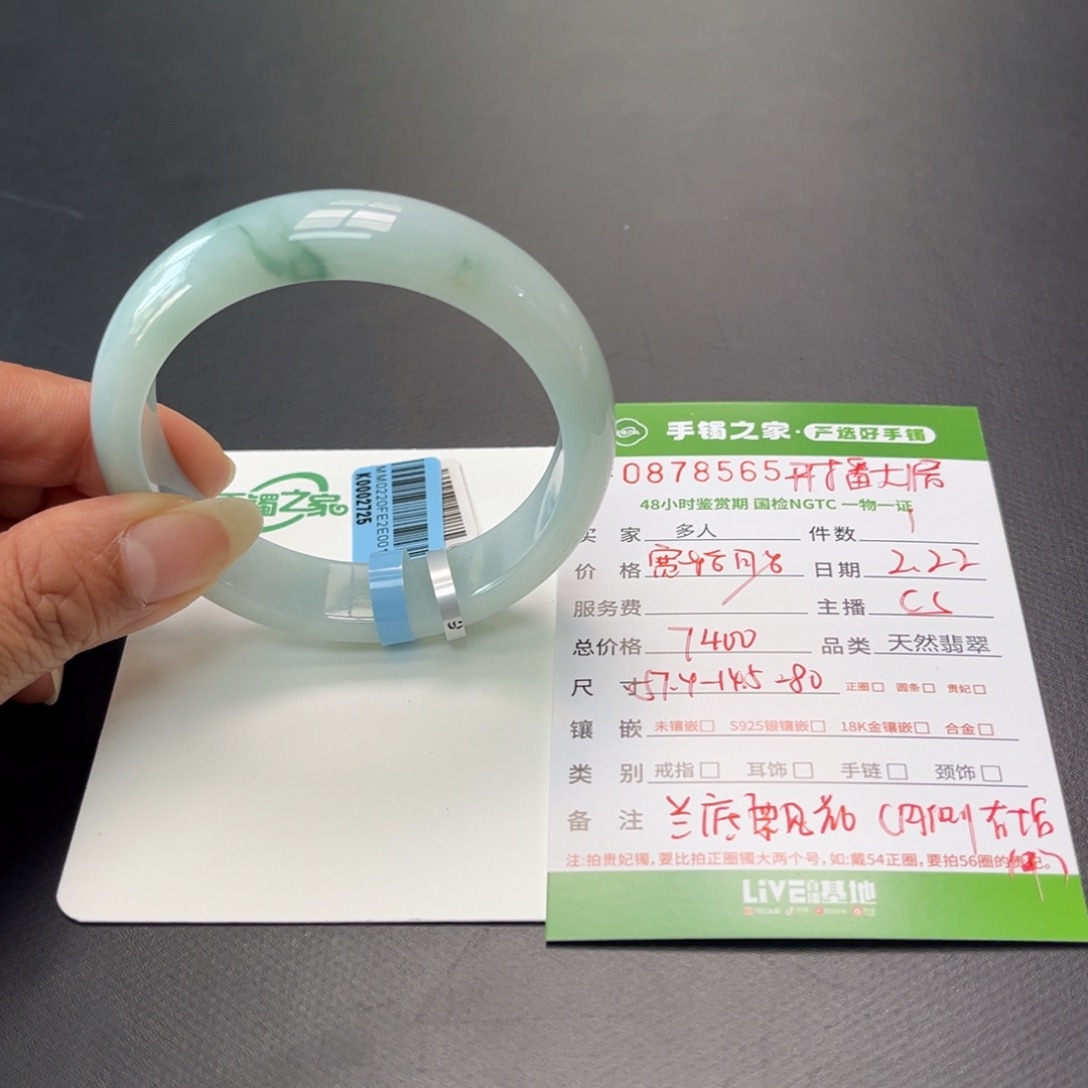 翡翠手镯未镶嵌多人